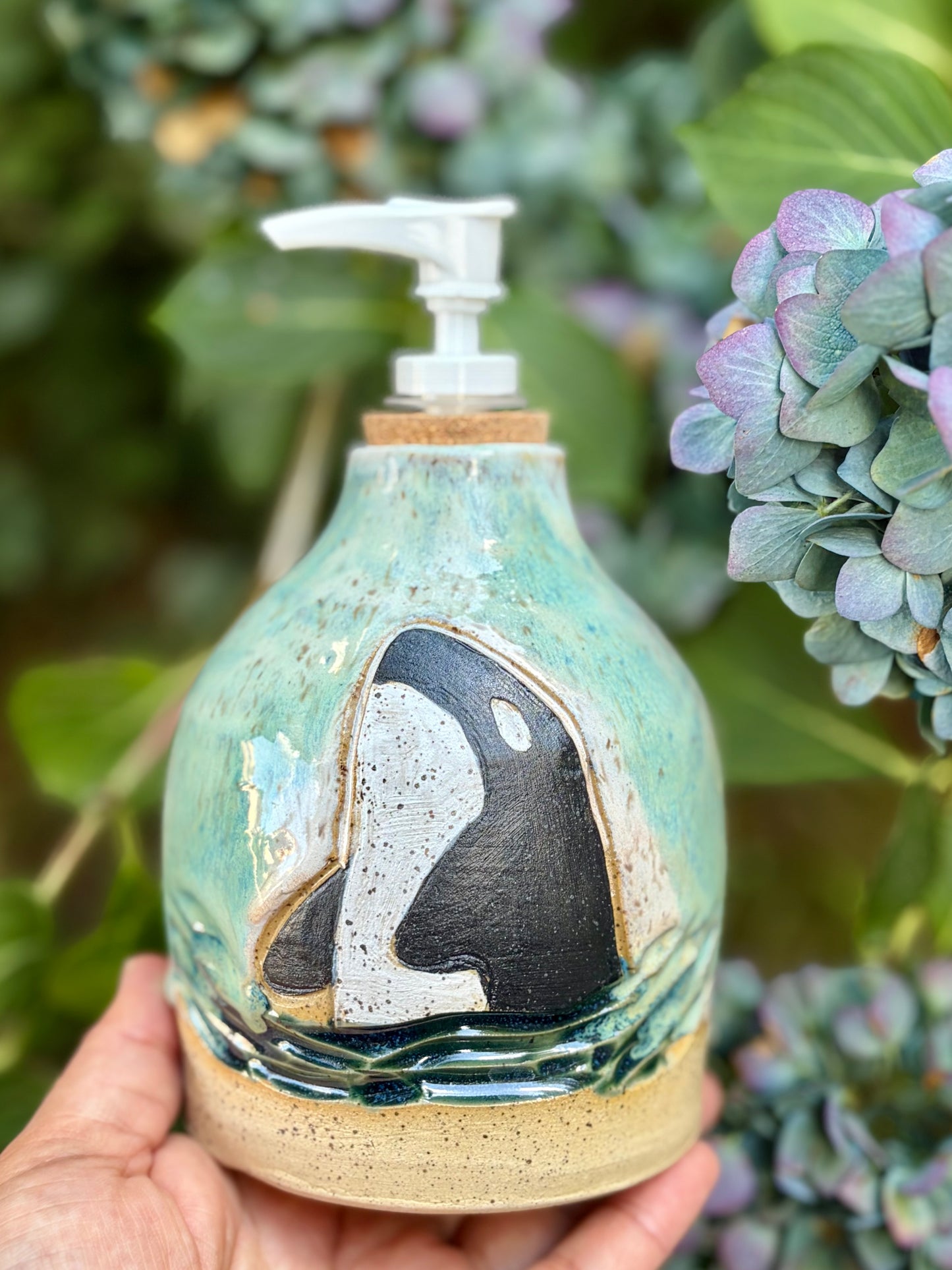 Orca Handmade Ceramic Dispenser