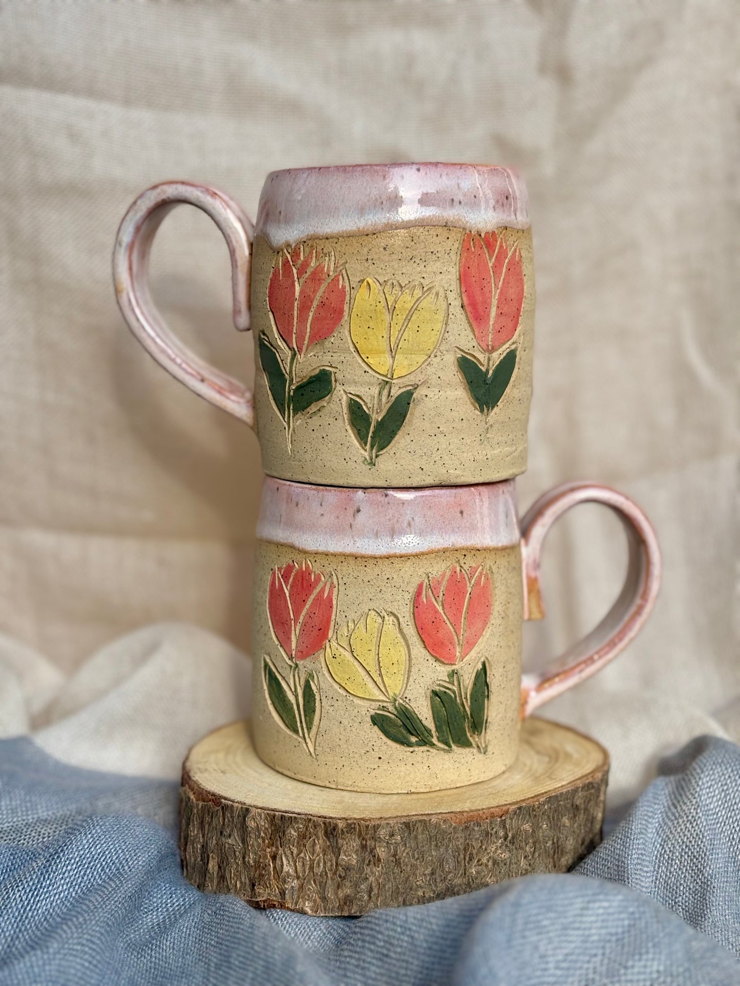 Tulip mugs 13oz