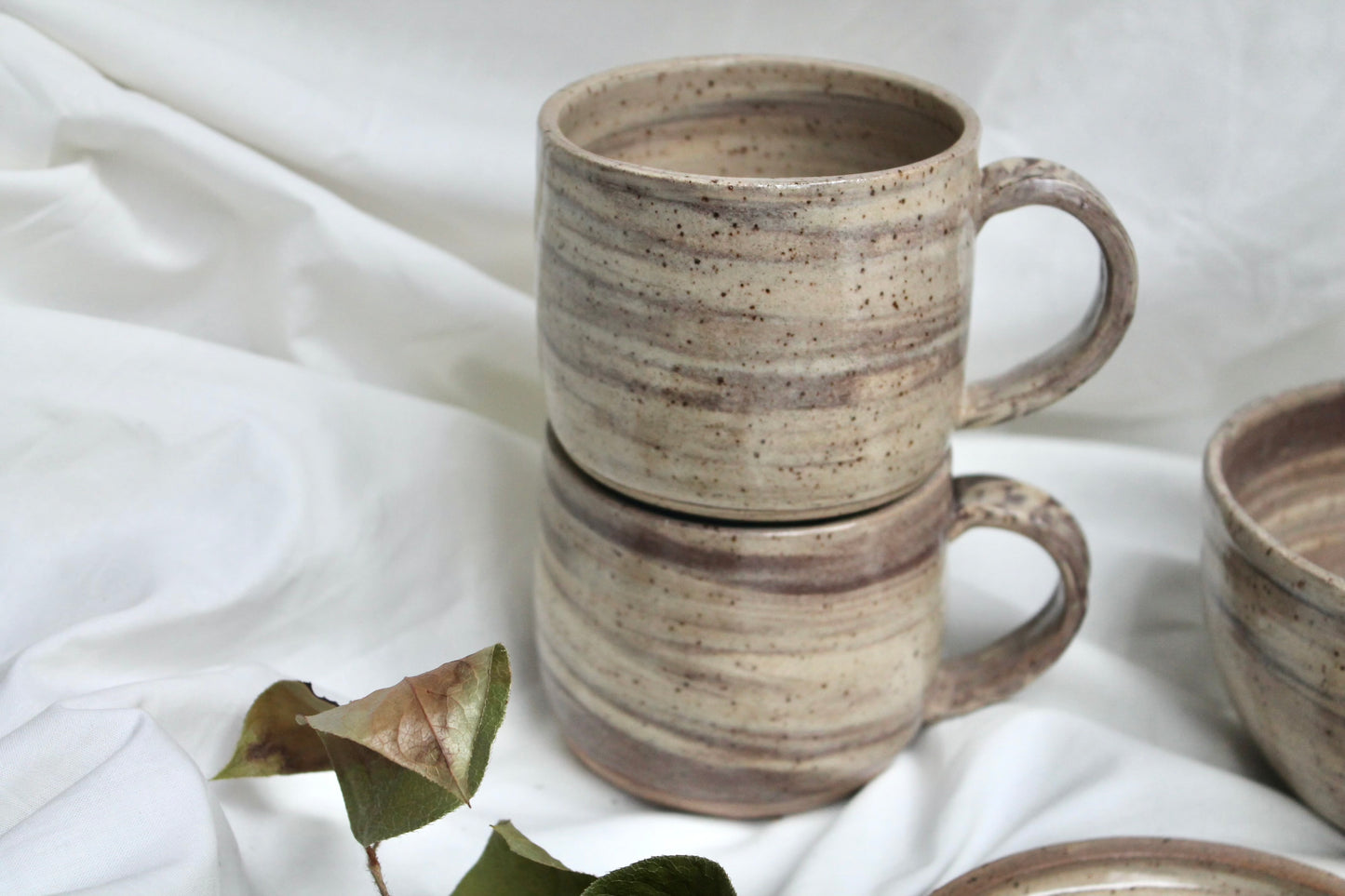 Brown x Beige Marble Mugs 12oz