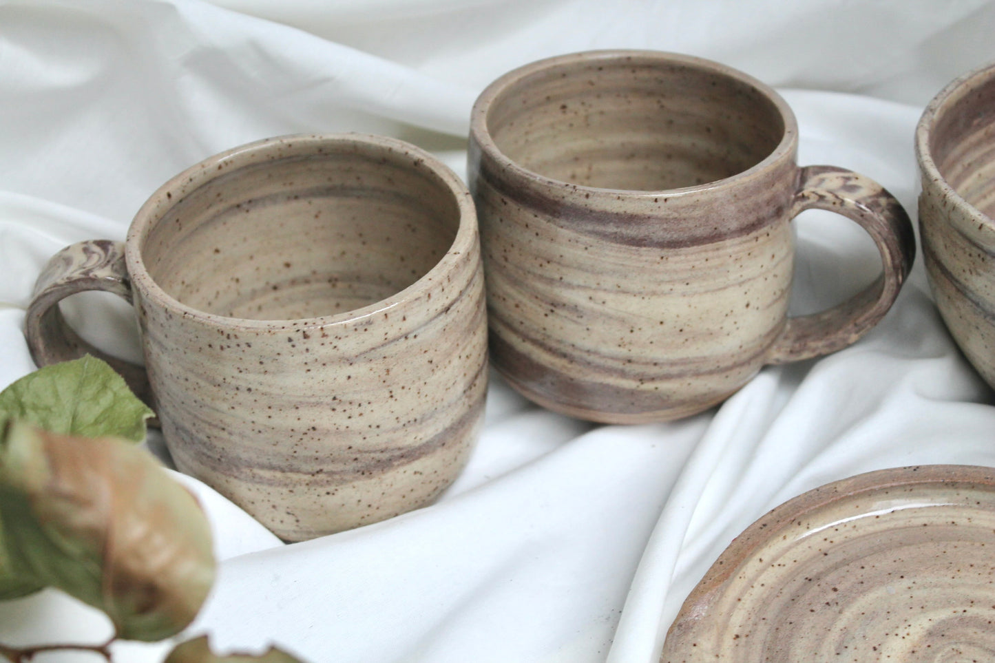 Brown x Beige Marble Mugs 12oz