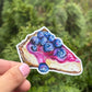 Blueberry cheese cake stickers