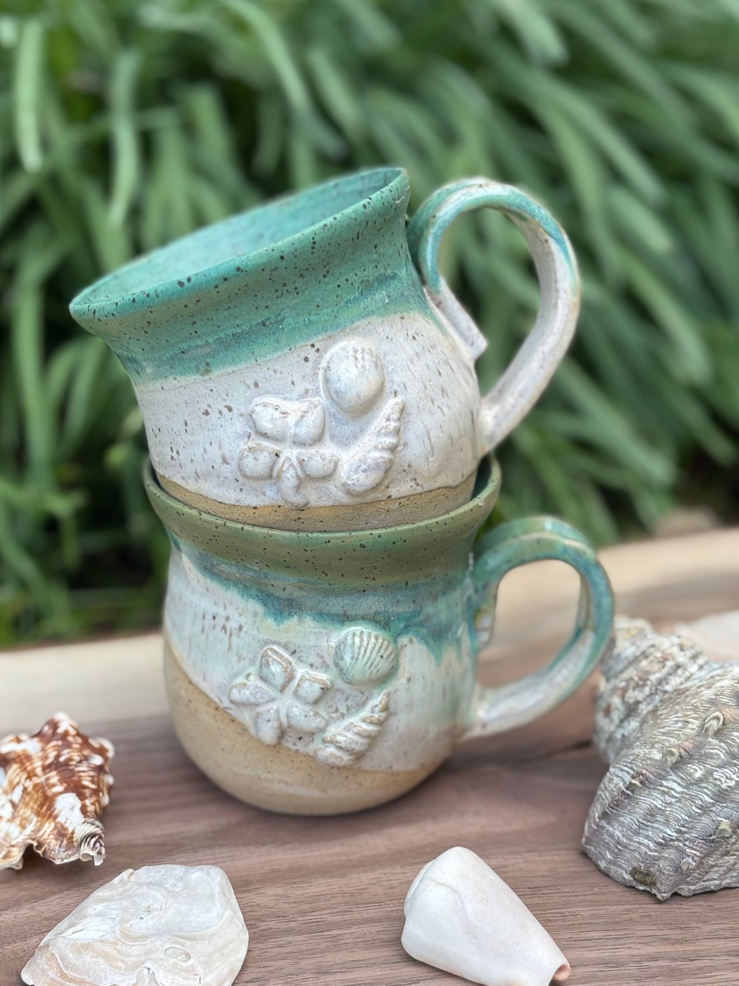 Seashell mugs 13oz