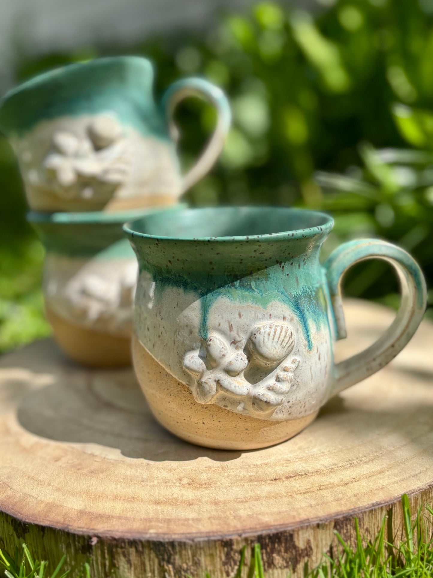 Seashell mugs 13oz