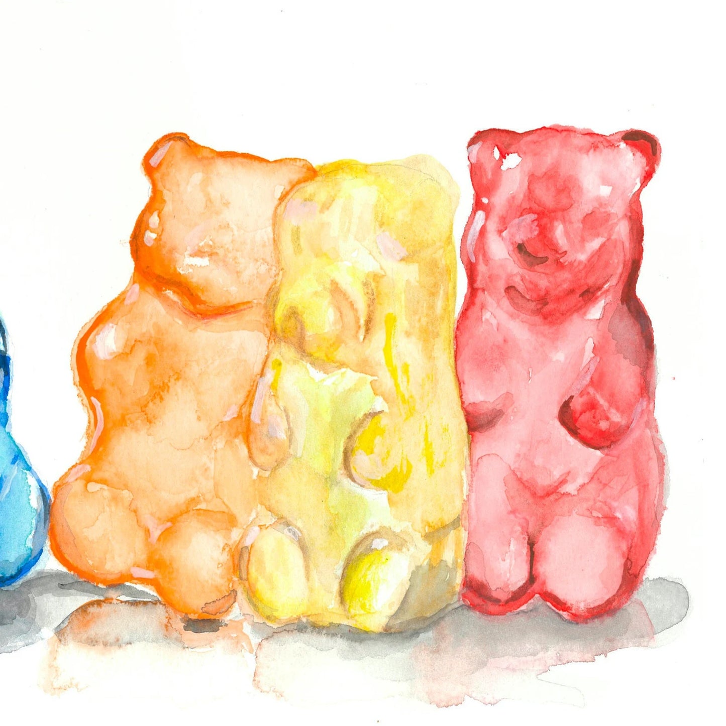 Cool Gummy Bear Art Board Print for Sale by Aurealis