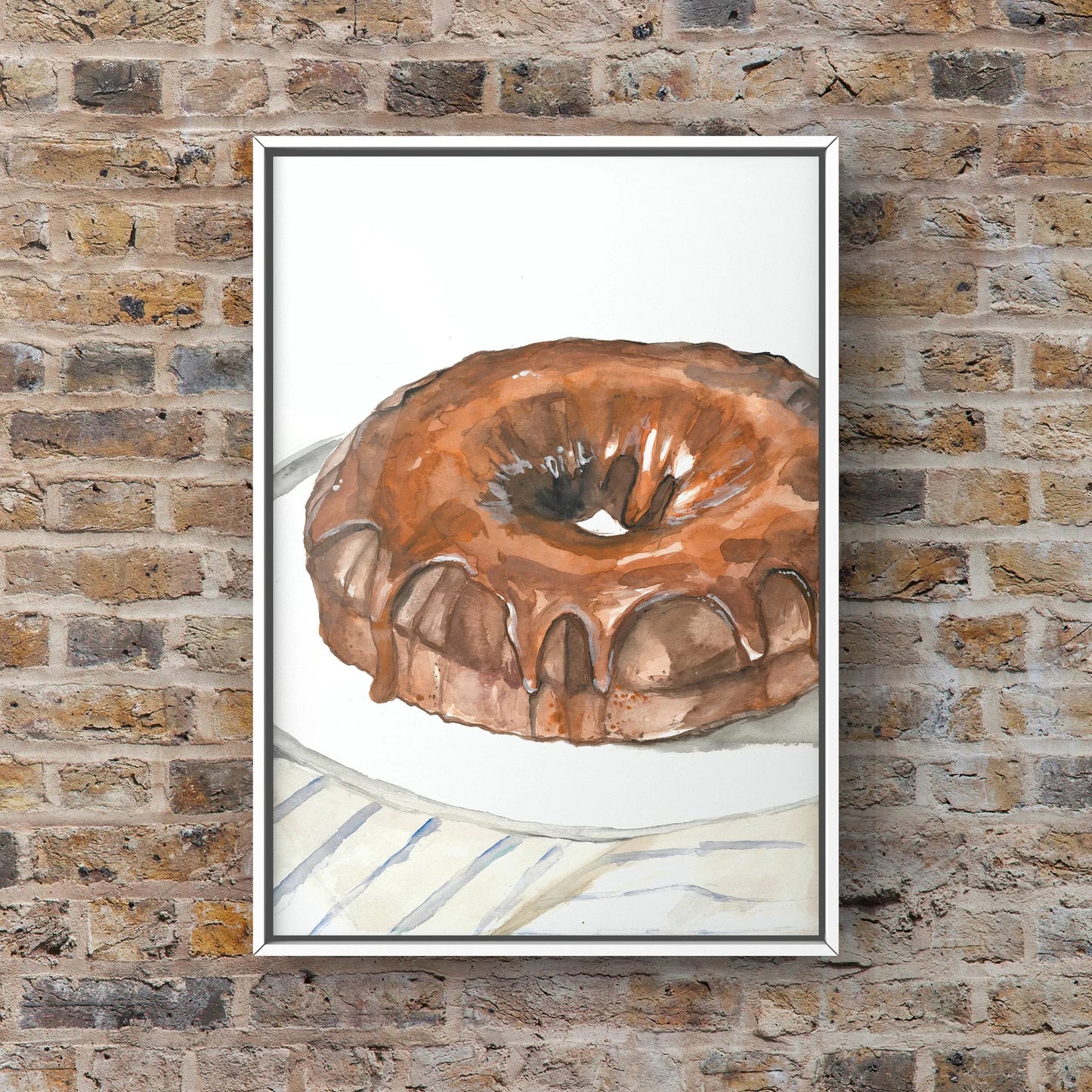 Chocolate Bundt Cake Art Print